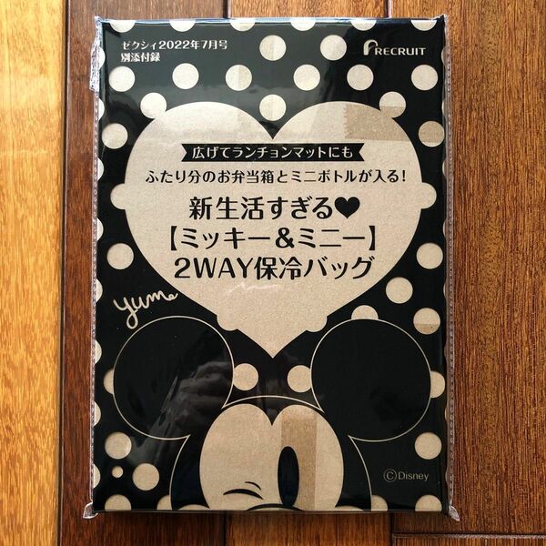 ゼクシィ 雑誌付録 ミッキー ミニー 2WAY保冷バッグ