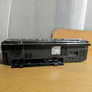 H0320.4 東芝 TOSHIBA SUGAR RT-SW6 ラジカセ ラジオカセットレコーダー ブラック 中古品 昭和レトロ ダブルラジカセ の画像5