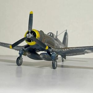 AFVclub 1/144 ヴォートF4U 1D コルセア　完成品　塗装済　戦闘機　アメリカ海軍　プラモデル　