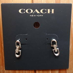 ☆COACHコーチ・ネックレス＆ピアス・セット新品の画像2