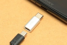 [マイクロUSB→タイプC変換コネクタA]送料\0 機種変前のスマホの充電ケーブルを活用できる MicroUSBをタイプCに変換 3Aで急速充電対応 即決_画像8