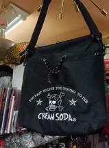 2個セット！クリームソーダナイロンボディーバッグ第２弾！黒、パープルBODYBAG検索ロカビリーブラックキャッツCREAMSODAピンクドラゴン_画像5