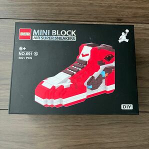 【新品未使用】MINI BLOCK AIR SUPER SNEAKERS レゴ5 ブロック LEGO風