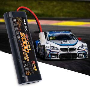 【送料無料】 7.2V 2000mAh ラジコン RCカー用 Ni-Cd ニッカドバッテリー タミヤコネクター付き