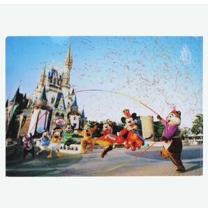 クリアフォルダフォルダ　A4サイズ　ディズニー40周年　グランドフィナーレ　販売終了品