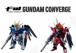 ☆FW GUNDAM CONVERGE ♯24 ライジングフリーダム イモータルジャスティス 2個セット / ガンダム コンバージ