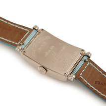 【3年保証】 フランクミュラー ロングアイランド 900 S6 海外正規 K18WG無垢 ギヨシェ ビザン数字 角型 手巻き レディース 腕時計_画像2