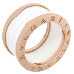 Болгарное кольцо B-Zero One B-Zero1 4 Bandling K18PG White #51 (JP11) Pink Gold 750PG 18 Gold 3458843 Используется