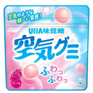 UHA味覚糖　空気グミ　グレープ味　36g　複数可