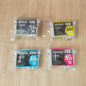 【送料無料】 IC4CL56 4色 セット ICBK56 ICY46 ICM46 ICC46 エプソン EPSON インクカートリッジ 【未開封品】期限不明