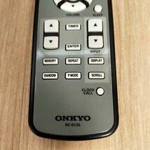 ONKYO RC-613S オンキョー リモコン オーディオリモコン コンポ 【赤外線確認済み】　_画像5