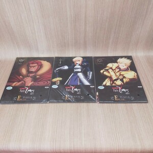 Fate Zero PART1 E賞 アートノート ライダー アーチャー セイバー フェイトゼロ 一番くじ きゅんキャラわーるど バンプレスト 【未使用】