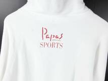 ■PAPAS パパス/ PAPAS SPORTS パパススポーツ / ピーピーケーケー期 / メンズ / ロゴプリント スウェット プルオーバー パーカー size M_画像7