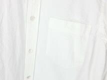 ■GAIJIN MADE ガイジンメイド / 外人公司 / 日本製 / メンズ / ホワイト / シアサッカー バンドカラーシャツ size 2 (M) / トップス_画像6