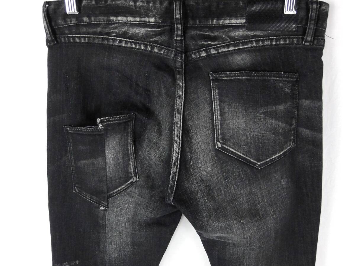 ■FUGA フーガ / FG18-C20 / 日本製 / メンズ / ブラック / リメイク加工 アンクル ストレッチ スキニー デニムパンツ size 44 / ボトムス ■FUGA フーガ / FG18-C20 / 日本製 / メンズ / ブラック / リメイク加工 アンクル ストレッチ スキニー デニムパンツ size 44 / ボトムス