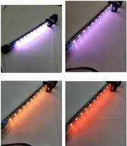 ★【在庫処分価格】Etelux 水槽ライト アクアリウムライト LED 熱帯魚ライト 28cm 12 LED 16色種☆T03-657a_画像6