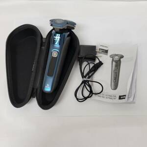 ★【在庫処分価格】美品！PHILIPS Shaver フィリップス 電気シェーバー 7000シリーズ Series S7886 メタリックネイビー☆T03-047D