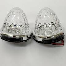 ★【在庫処分価格】Cartist LED サイドマーカーランプ 路肩灯 両面発光 トラック専用 HL2335-IB 2個セット 色不明☆T03-636a_画像2