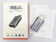 ★【在庫処分価格】キャプチャーボード 4K@30Hz USB3.0 USBオーディオビデオキャプチャ☆C03-583a_画像1