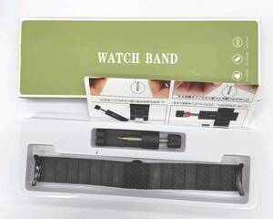 ★【在庫処分価格】CeiBand バンド Google Pixel Watch 2/Google Pixel Watch 対応 カーボンファイバー 時計バンド ブラック☆C03-580a