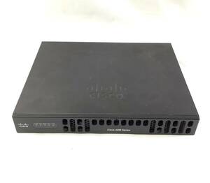 K6032878 CISCO ISR4221/K9 V02 ルーター 1点【通電OK、本体のみ、AC欠品】