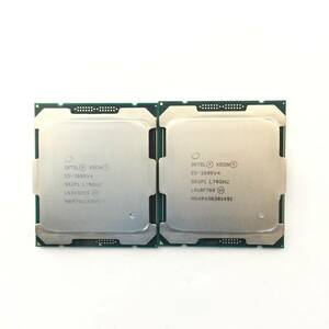 K6030779 INTEL XEON E5-2609V4 SR2P1 1.70GHz CPU 2点【中古動作品】