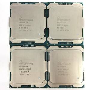 K6030785 INTEL XEON E5-2637V4 3.50GHZ CPU 4点【中古動作品】