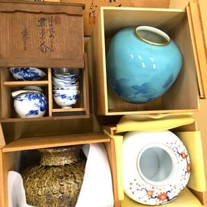 3個口発送【中古品】食器まとめ 塗り食器 おひつ 花瓶 陶器 小皿 皿 鍋 茶器 大皿 ガラスコップ  木箱 大量の画像8