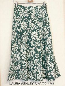 LAURA ASHLEYロングフレアスカート