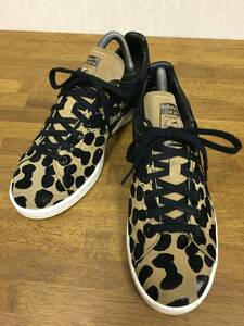 adidas W STAN SMITH leopard print 24 USED Stansmith Leopard 