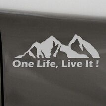 【在庫処分】Live Life (One 釣り オフロード マウンテン カスタム ドレスアップ It) カッティング バイク カー_画像6