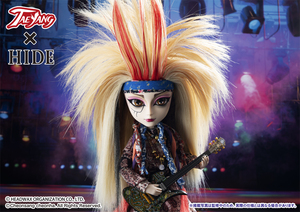 新品 超レア！ hide テヤン 限定 23rdメモリアル サリーVer. アメーバギター フィギュア フ―リップ グルーヴ X JAPAN 