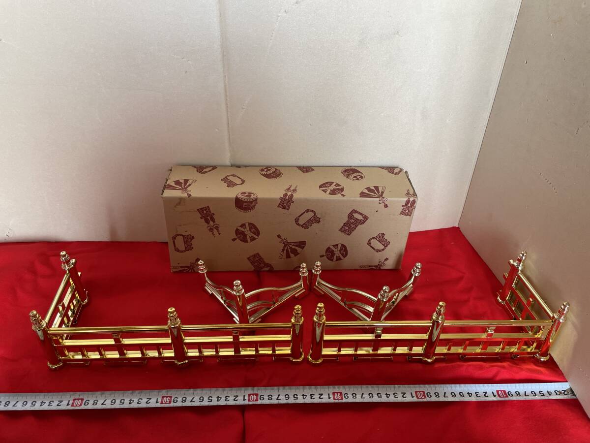 Hina Dolls Tools Gold Railing Japanese Traditional Dolls Hina Dolls, season, Annual event, Doll's Festival, Hina doll