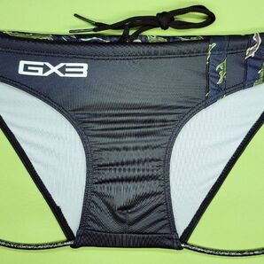☆新品☆S☆ GX3 GLOSS TOUCH DX 迷彩柄 カモフラージュ DOUBLE LINE ビキニパンツ 競パン