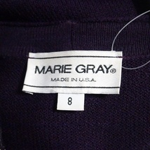 #anc マリーグレイ MARIE GRAY St.JOHN セットアップ ワンピース 8 紫 ニット スタッズ ラインストーン ラメ レディース [828393]_画像7