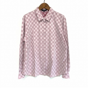 #anc バーバリー BURBERRY シャツ・ブラウス 15 ピンク系 市松模様 長袖 大きいサイズ レディース [857907]