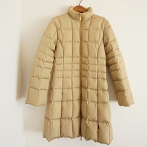 #wxc モンクレール Moncler コート 3 ベージュ ダウン 中綿 ダブルジップ ベルト付き レディース [856144]_画像1