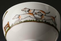 【佳香】WEDGWOOD ウェッジウッド HUNTING SCENES ティーポット ミニカップ＆ソーサー 二客 本物保証_画像3