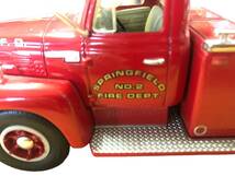 ファーストギア 1957 アンティーク インターナショナル消防レッカー TRANSPORTATION CORP おもちゃ 車_画像7