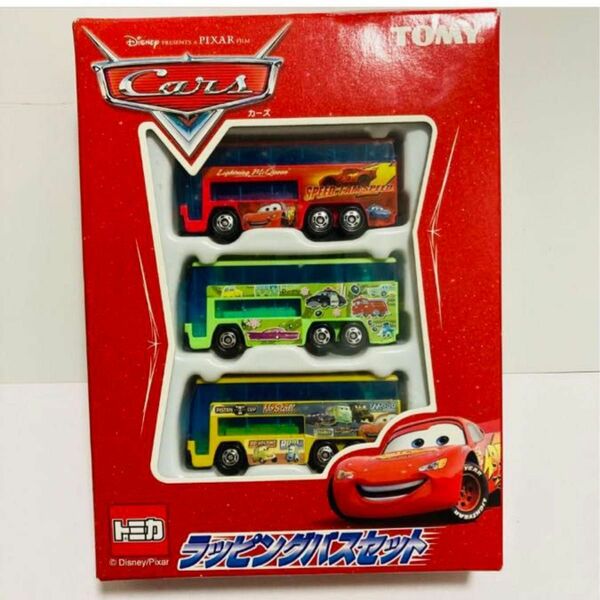 カーズ トミカ ラッピングバスセット　TOMY