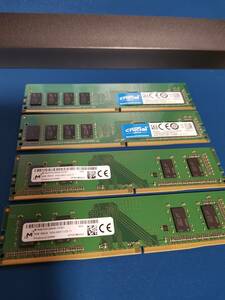 ディスクトップ用メモリー　DDR4 2400MHｚ　４GB×４枚セット