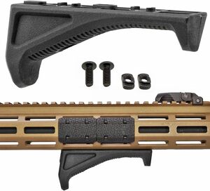 BK(ブラック) [ 良品武品 ] マグプル MAGPUL タイプ M-LOK AFG リアルポリマー樹脂製 アングル フォアグリ