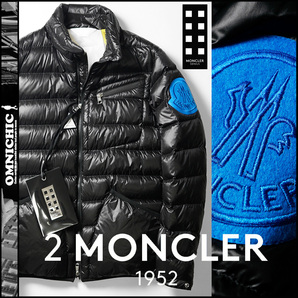 国内正規■新品春夏171,600円シンプルで使いやすい【2 MONCLER GENIUS 1952 】モンクレールジーニアス/LIAM/ダウンジャケット1/M/ブラックの画像1