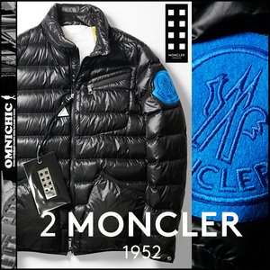 国内正規■新品春夏171,600円シンプルで使いやすい【2 MONCLER GENIUS 1952 】モンクレールジーニアス/LIAM/ダウンジャケット2/L/ブラック