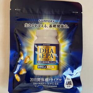 新品未開封 サントリー DHA＆EPA プラスビタミン セサミンEX 30日分１２０粒