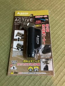 SOTO マイクロトーチ 新富士バーナーACTIVE ST-486BK