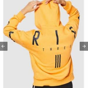 送料無料 【美品Adidas】正規品 STRIPES 裏起毛 フルジップパーカー