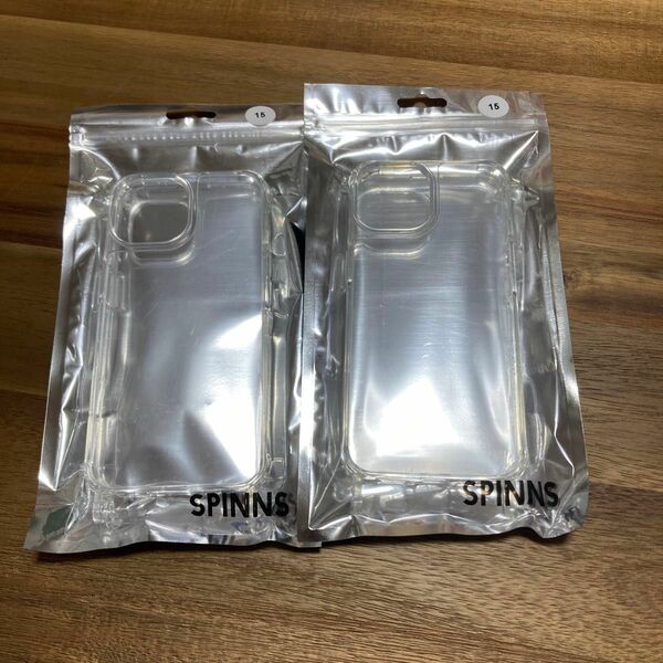 SPINNS iPhone15 クリアモバイルケース　