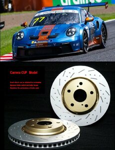  Carrera cup model D CAPELLA Capella GDFP 87/2~94/7 front slit brake rotor 