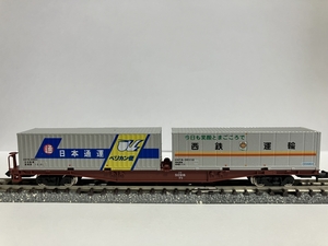 TOMIX コキ50916 朗堂 日本通運ペリカン便 西鉄運輸ひまわり便 コンテナ搭載貨車-444